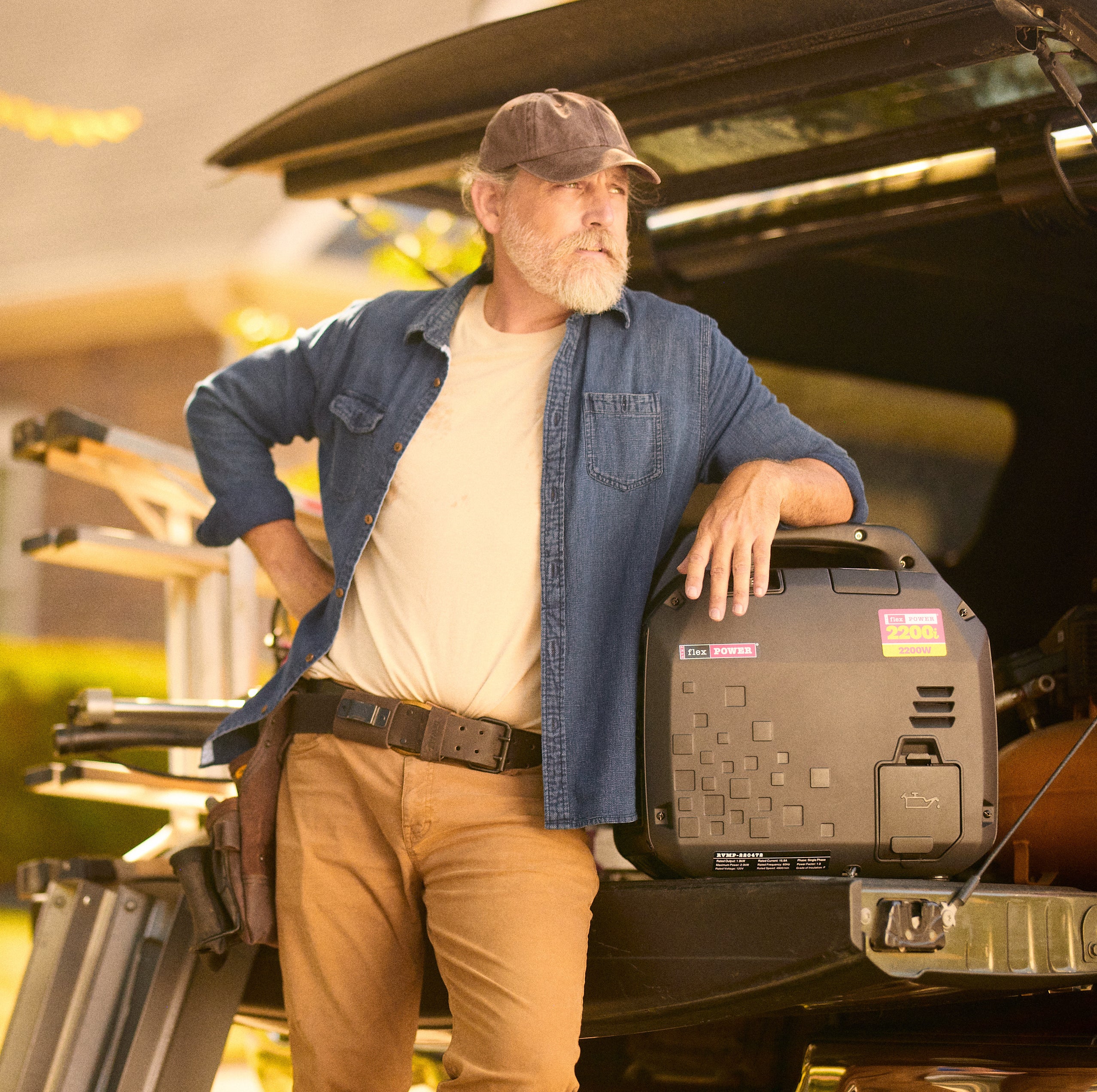 Flex Power® 2200i Silent Portable Inverter Generator