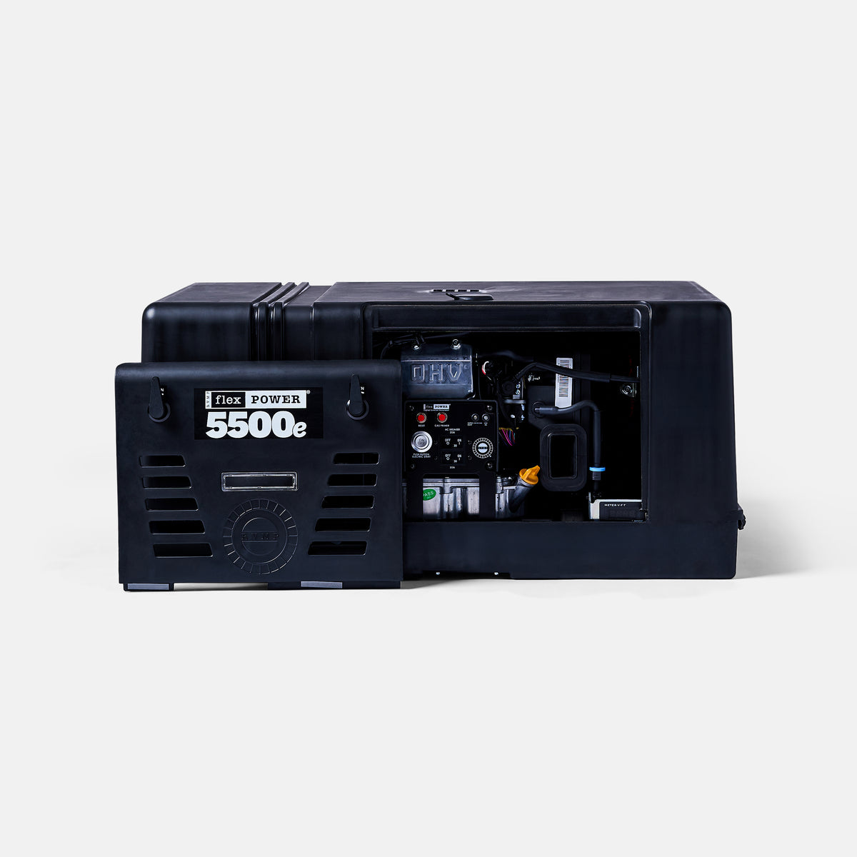 RVMP Flex Power® 5500e | 5500 Watt EFI Dual-Fuel Installed RV Generator