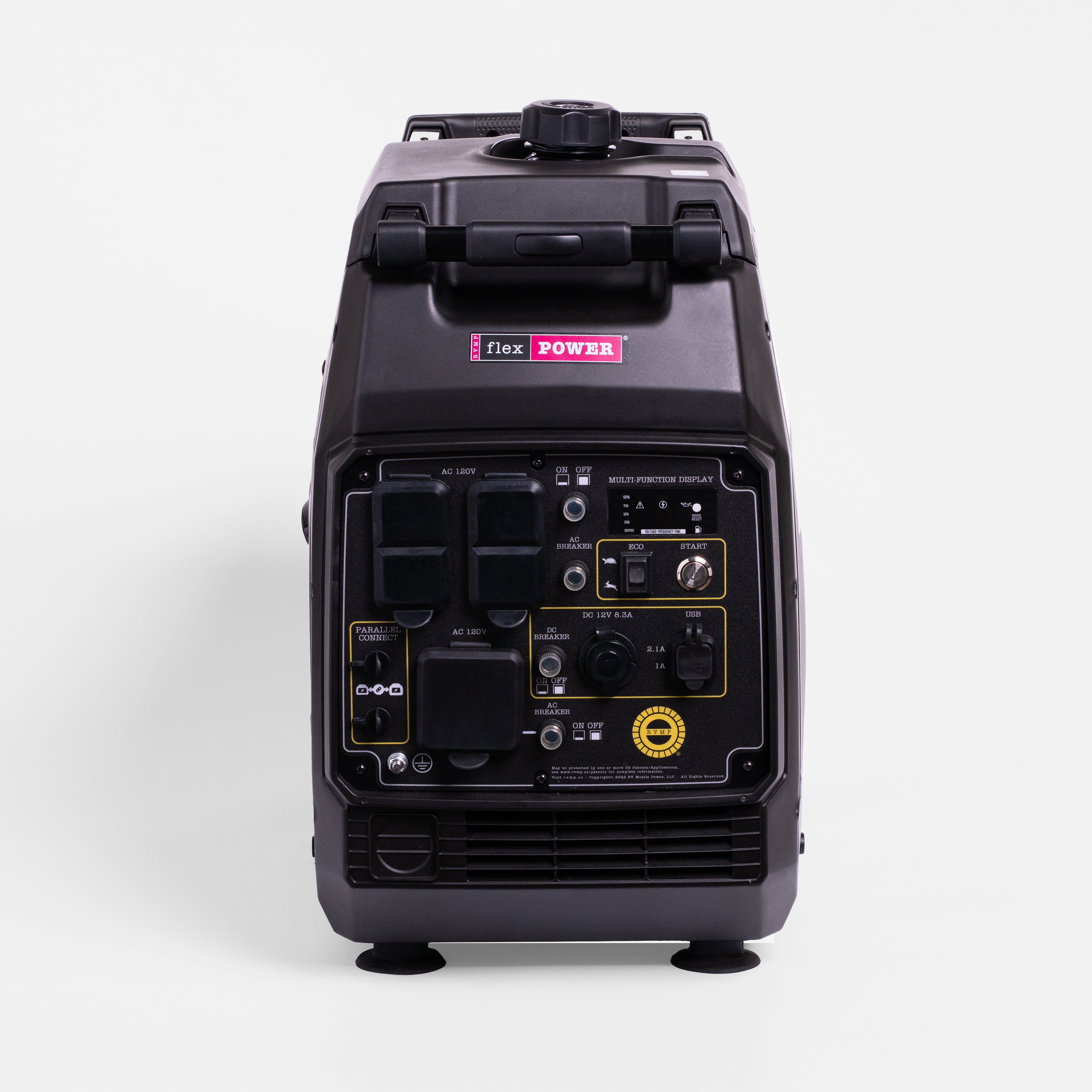 FlexPower® 4500ies Quiet Inverter Generator with Electric Start. Built for RVs, Tailgates & Backup