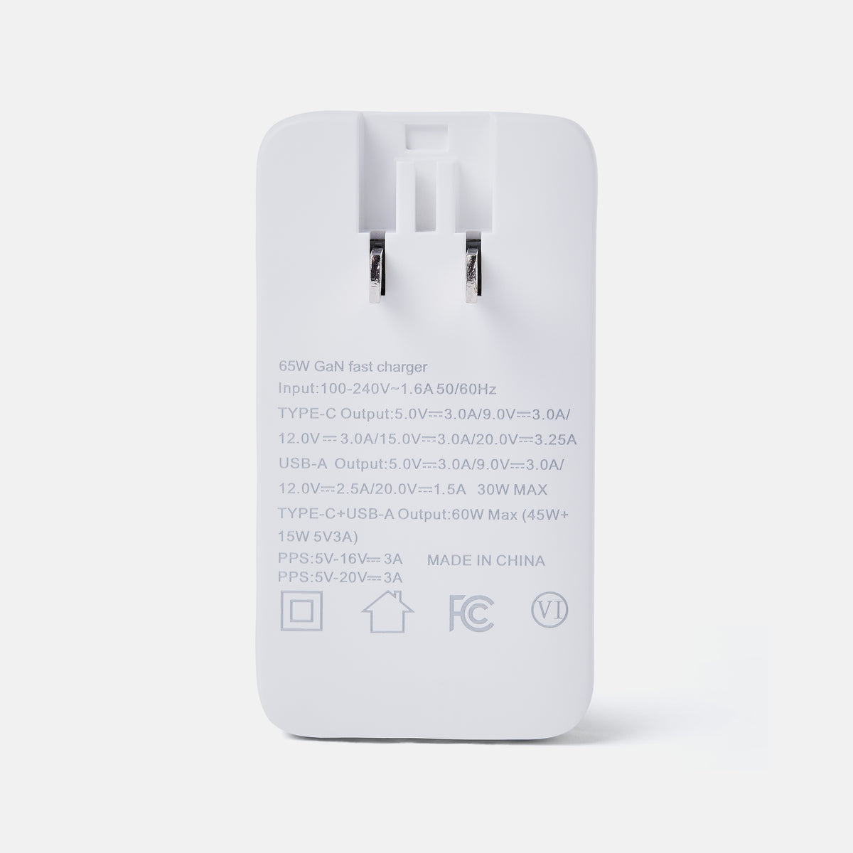 Ultra Slim 65W PD GaN Wall Charger