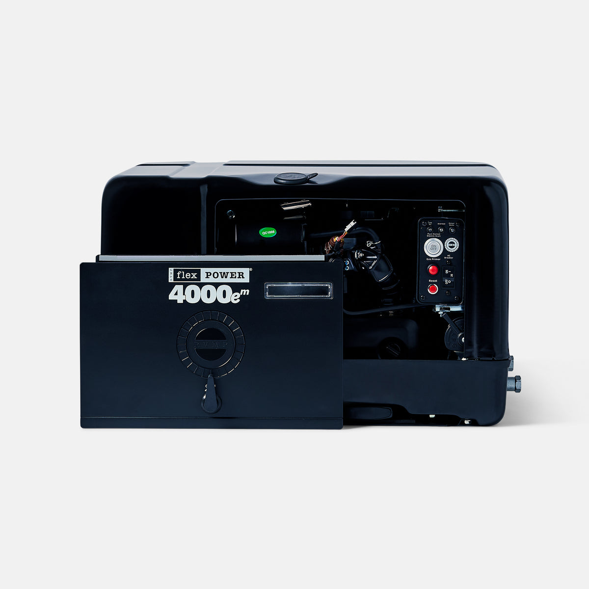 RVMP Flex Power® 4000e Mini | 4000 Watt Dual-Fuel Installed RV Generator