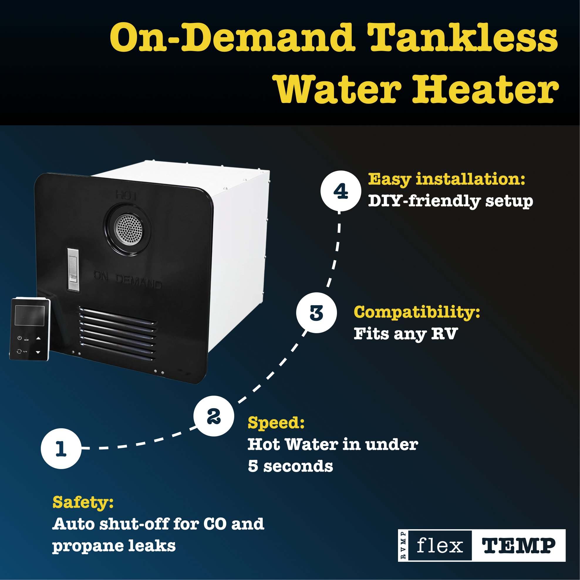 Flex Temp® On Demand Tankless Water Heater