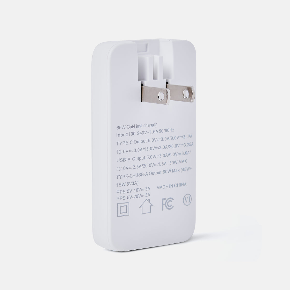 Ultra Slim 65W PD GaN Wall Charger