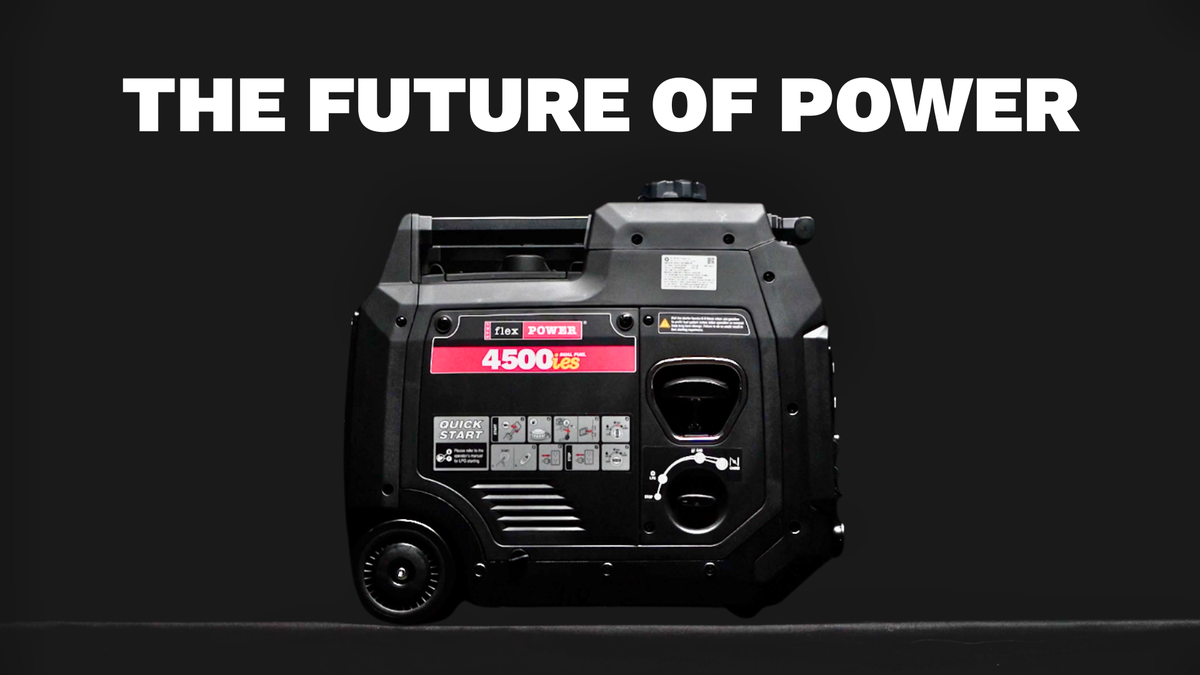 Flex Power - Super Quiet, Portable Generators For Life On The Move.