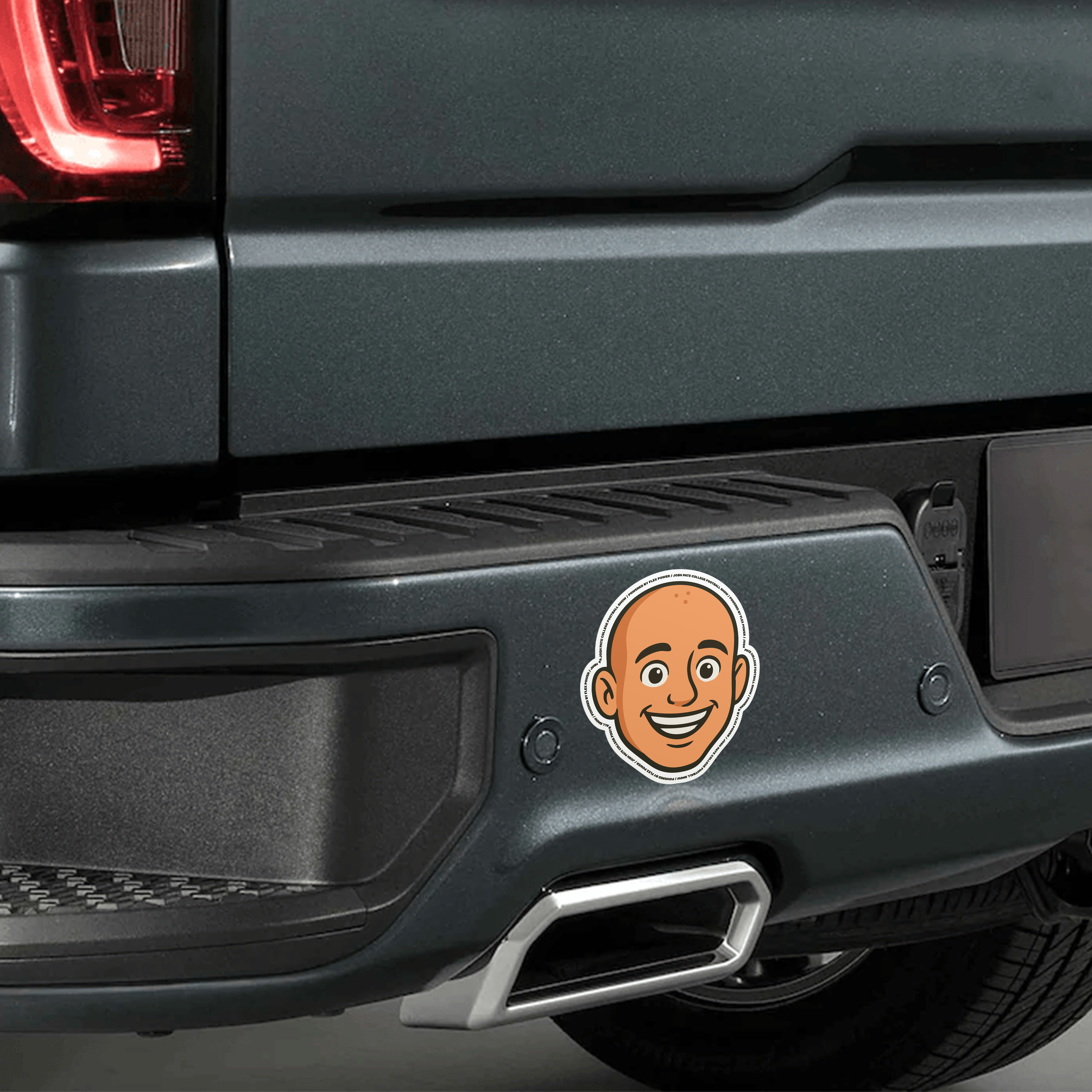 Josh Pate Sticker Head
